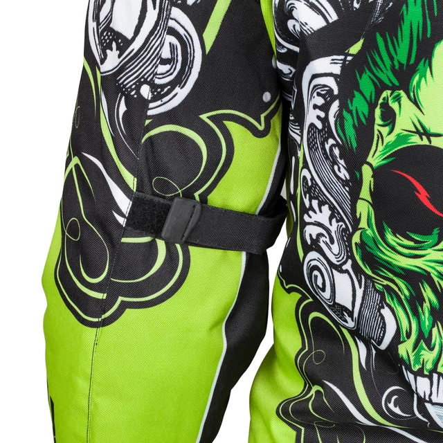 Moto Jacket W-TEC Daemon - Green with Graphics