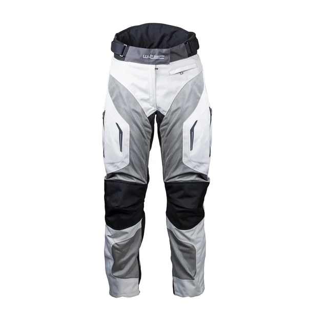 Women’s Summer Moto Pants W-TEC Umberto Lady - Light Grey - Light Grey