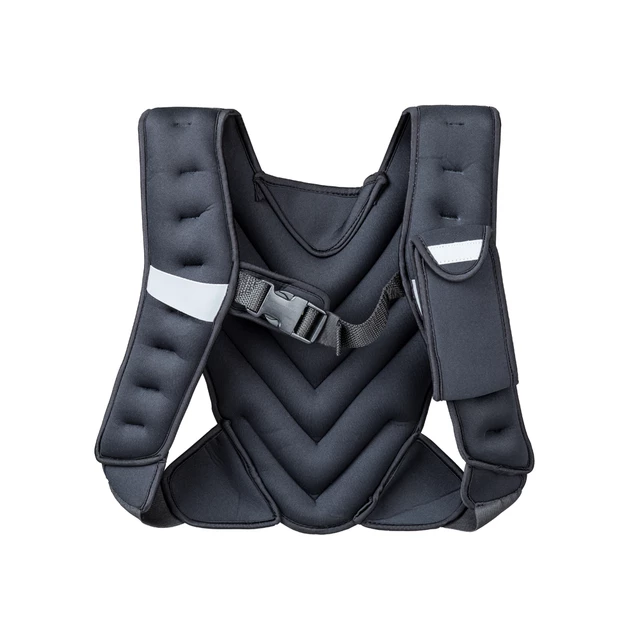 Weighted Vest inSPORTline Klaper 5 kg - Camu Grey - Black