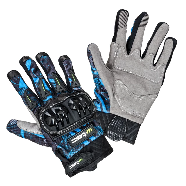 Moto Gloves W-TEC Hardta NF-5350 - Blue - Blue