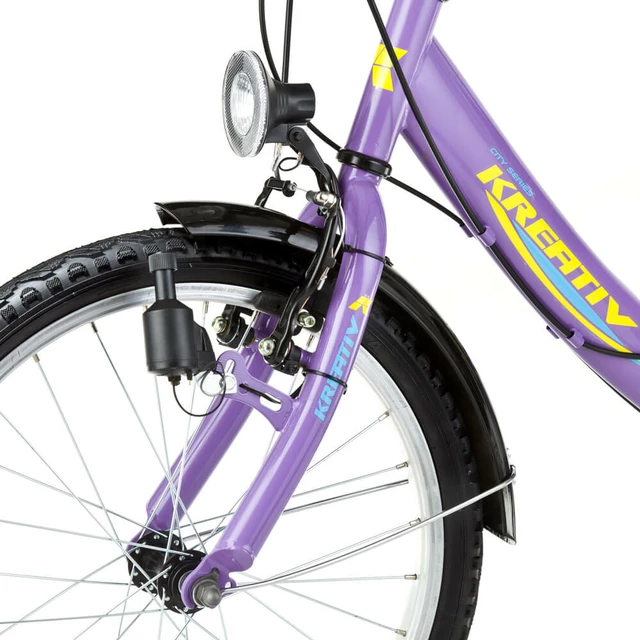 Junior-Fahrrad Kreativ 2414 24" - Modell 2016 - Violett