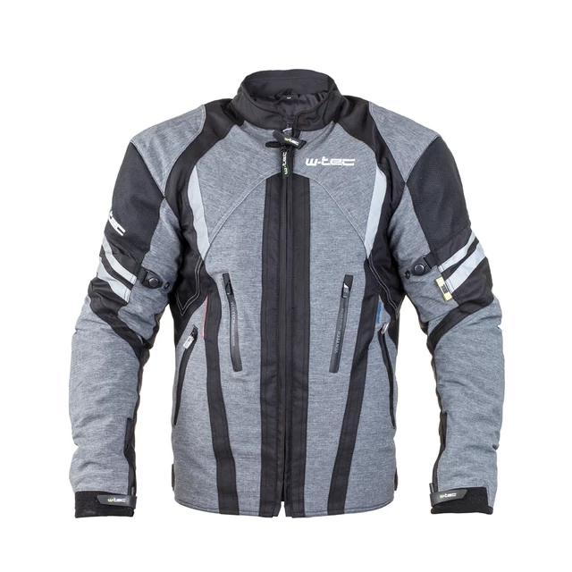 W-TEC Briesau NF-2112 Herren Motorradjacke - grau