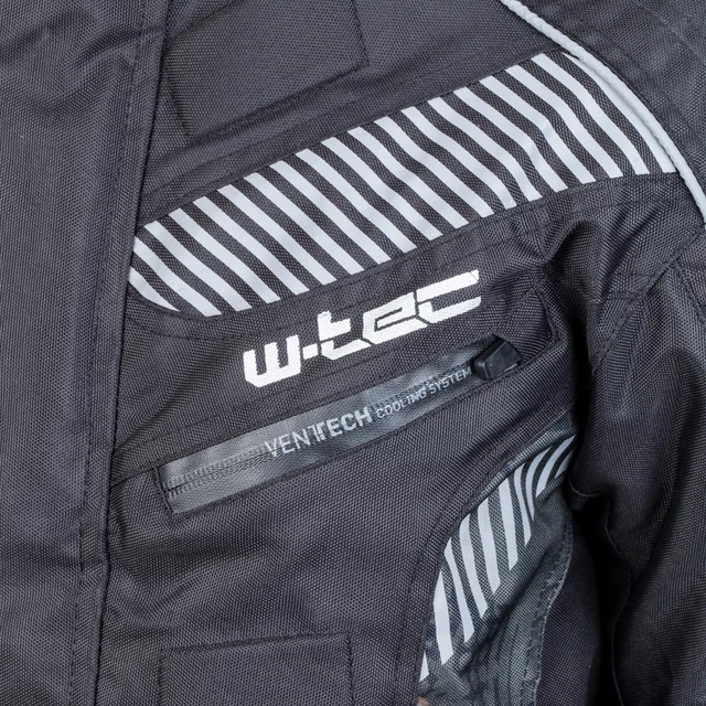 Férfi motoros kabát W-TEC Kamicer - fekete-piros