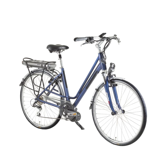 Mestský elektrobicykel Devron Wellington 28024 - modro-čierna - modro-čierna