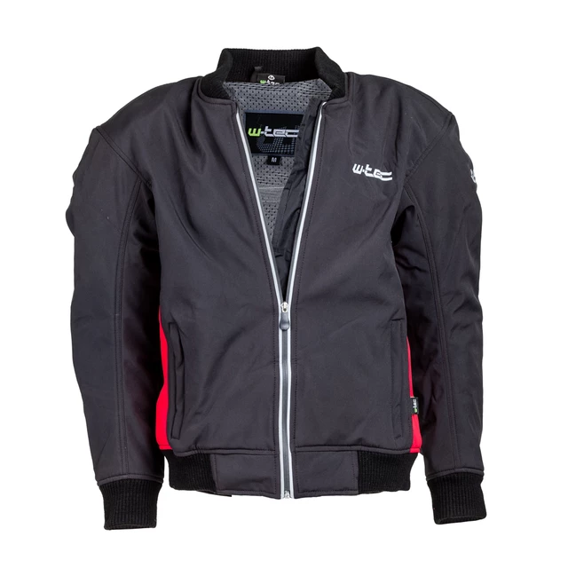 Men’s Softshell Moto Jacket W-TEC Langon - Black-Red