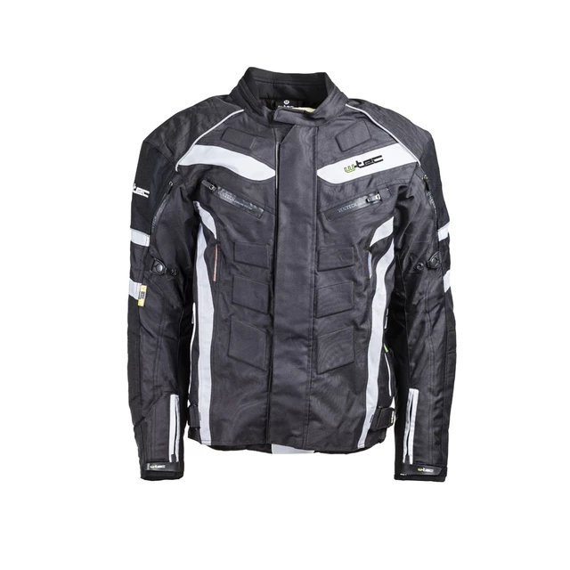 Pánská moto bunda W-TEC Domorado NF-2116 - černo-bílá, 3XL - černo-bílá