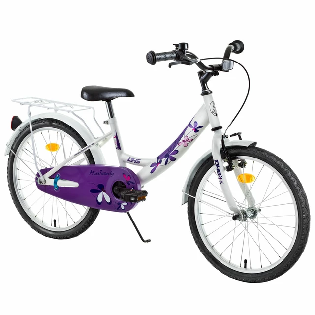 Detský bicykel DHS Miss Twenty 2002 20" - model 2015 - biela