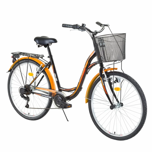 City Bicycle DHS Citadinne 2634 26" – 2016 Offer - Burgundy-White-Black - Black-White-Yellow