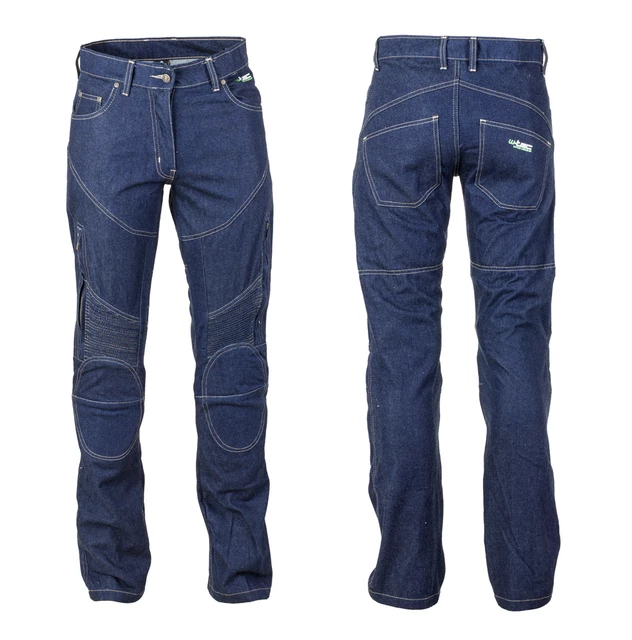 Dámske moto jeansy W-TEC NF-2990 - tmavo modrá