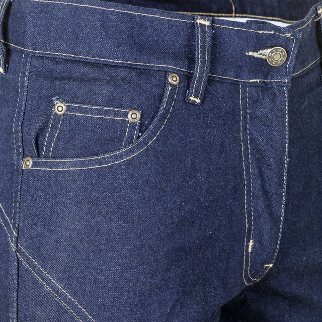 Spodnie motocyklowe damskie jeansowe W-TEC NF-2990 - Ciemny niebieski