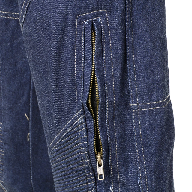 Spodnie motocyklowe damskie jeansowe W-TEC NF-2990 - Ciemny niebieski