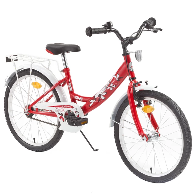 Detský bicykel DHS Miss Twenty 2004 20" - model 2015 - Red - Red