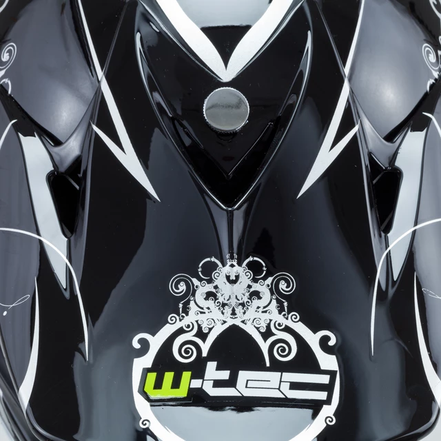 Dětská moto přilba W-TEC V310 - Black Skull