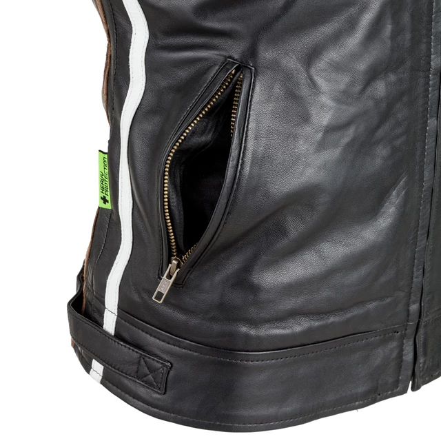 Dámská kožená moto bunda W-TEC Sheawen Lady Black