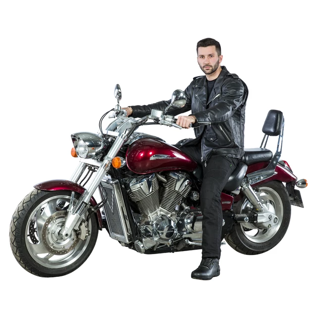 Herren Motorradjeans W-TEC Cruiser - schwarz