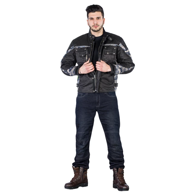 Outdoor a moto topánky W-TEC Viper WP - tmavo hnedá