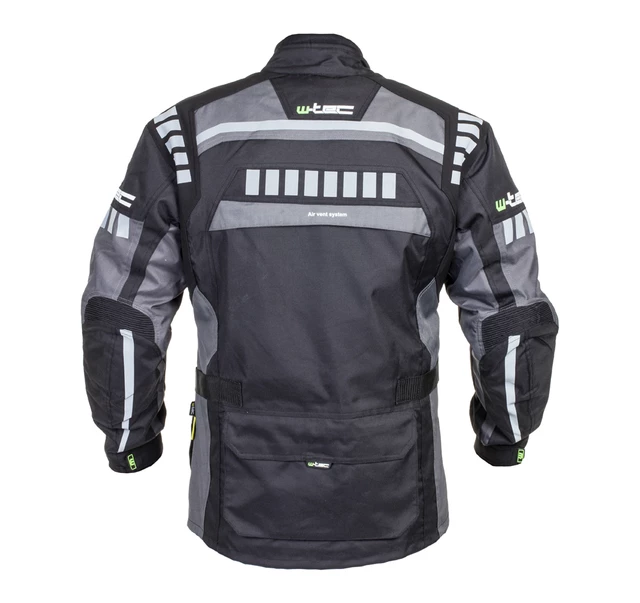 Men’s Moto Jacket W-TEC Burdys GS-1613 - Black-Grey