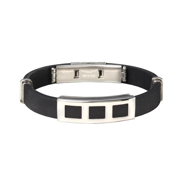 Magnetic Bracelet inSPORTline Norbo - Black-Silver