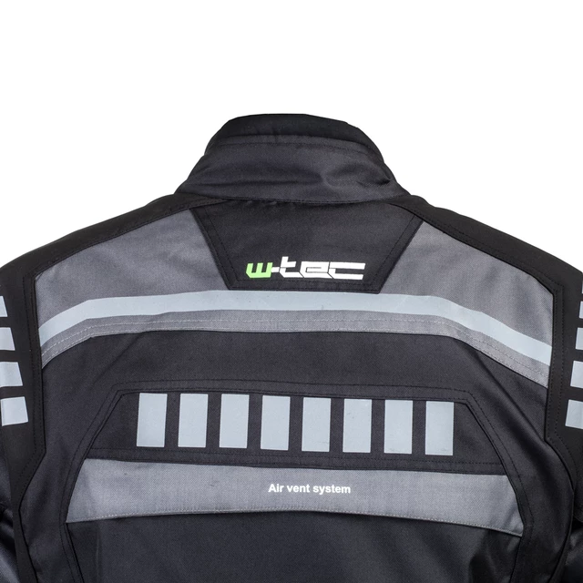 Men’s Moto Jacket W-TEC Burdys GS-1613 - Black-Grey-Green