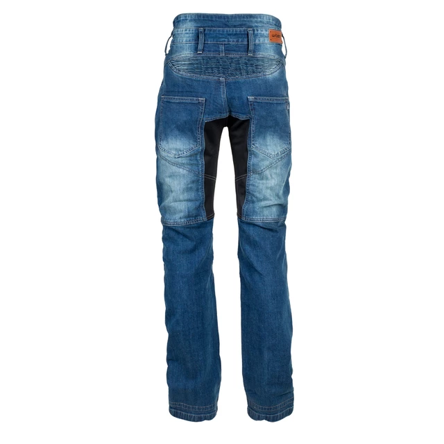 Męskie jeansy motocyklowe W-TEC Wicho - OUTLET - Niebieski