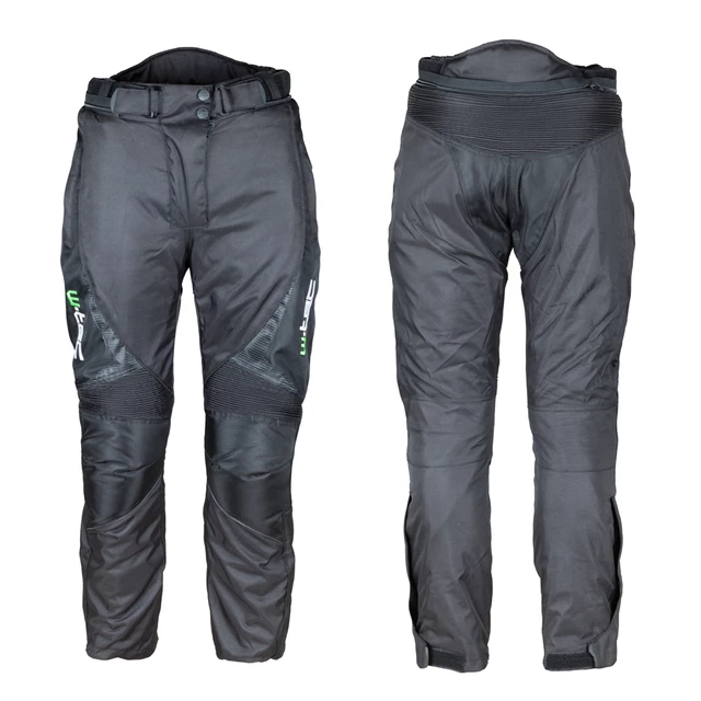 Unisex Motorcycle Pants W-TEC Mihos NEW - Black - Black