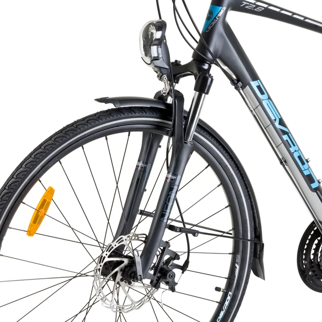 Trekingový bicykel Devron Urbio T2.8 - model 2017 - Acid Black