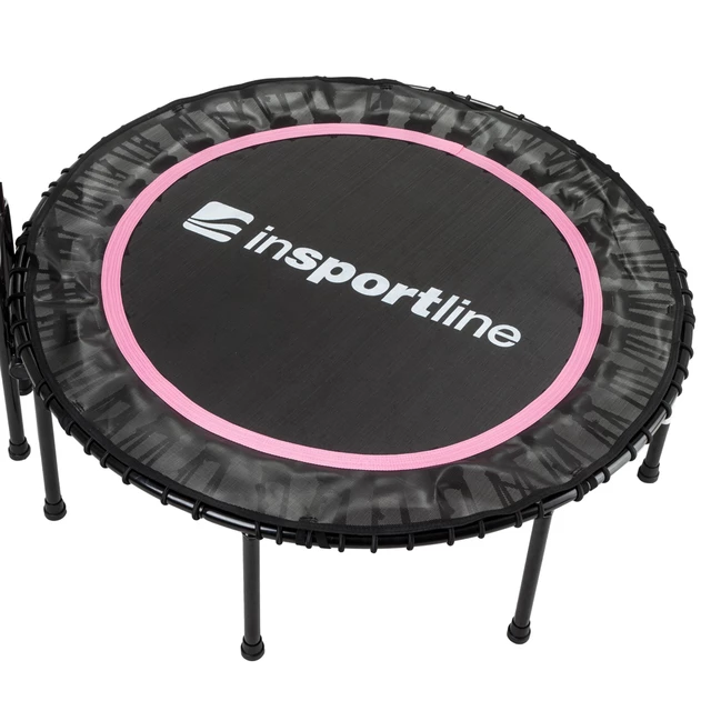 Spring-Free Jumping Fitness Trampoline with Handlebar inSPORTline Cordy 114 cm