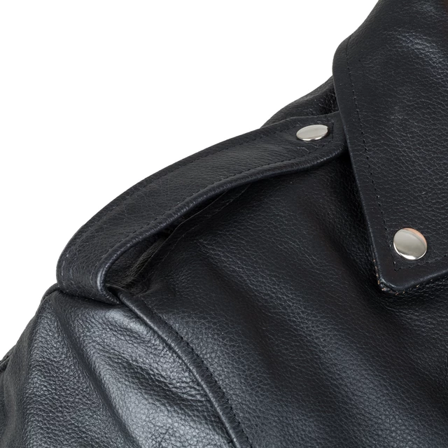 Kožená moto bunda Sodager Live To Ride Jacket - černá, 4XL