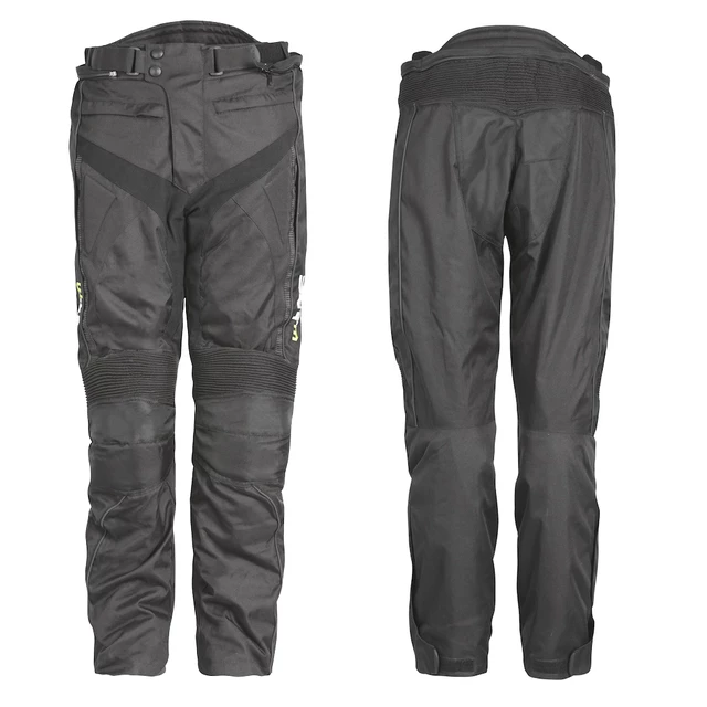 Moto pants W-TEC Anubis - Black - Black