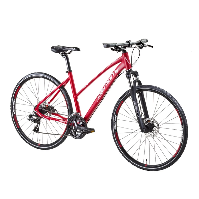 Dámsky crossový bicykel Devron Urbio LK2.8 - model 2015 - Succubus Red - Succubus Red