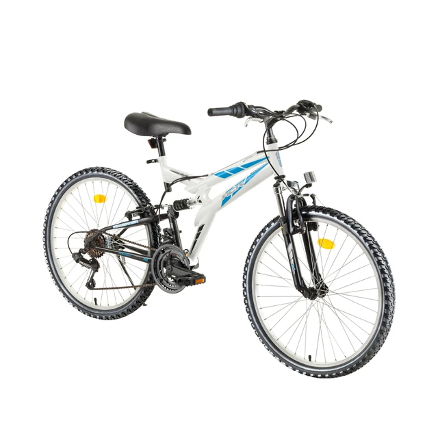 Juniorské kolo Reactor Rocket 24" - model 2017 - bílá - bílo-černá