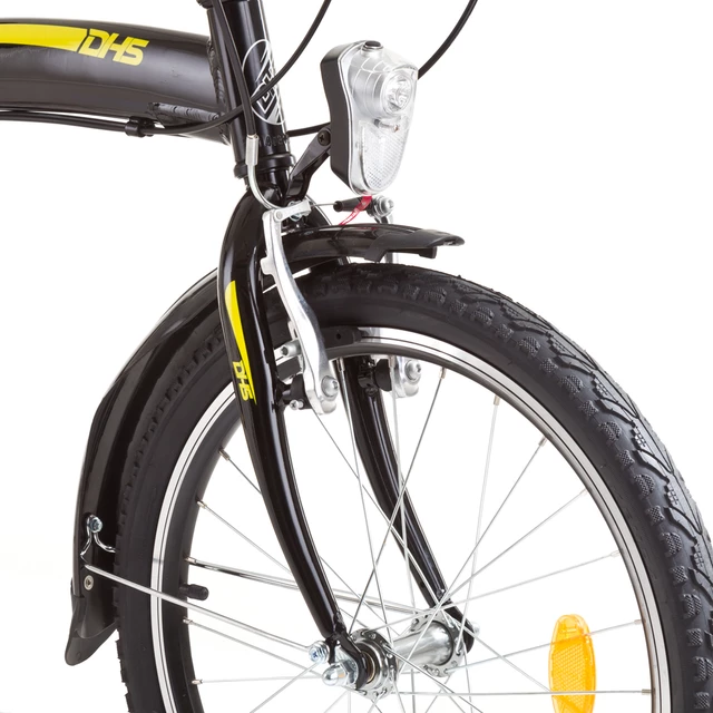 Skladací bicykel DHS Folder 2026 - model 2014 - šedá