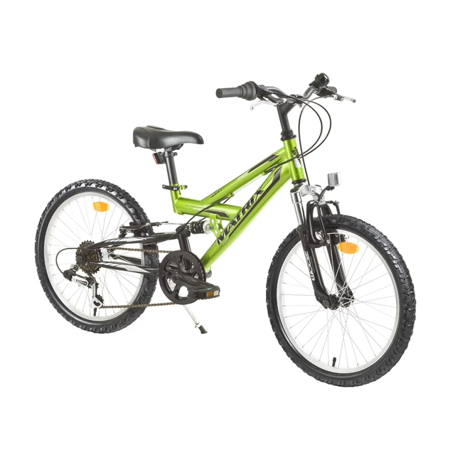 Celoodpružený detský bicykel Matrix Flash 20" - model 2015 - modro-čierna - zeleno-čierna