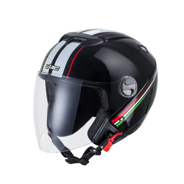 Kask motocyklowy otwarty W-TEC YM-617 na skuter - Corsa Black