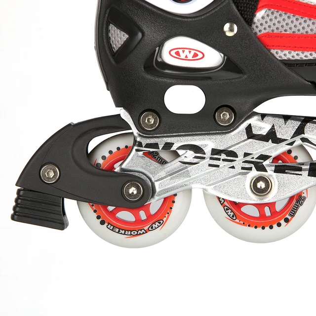 WORKER Nolan 2in1 in-line skates - Red, L (40-43)