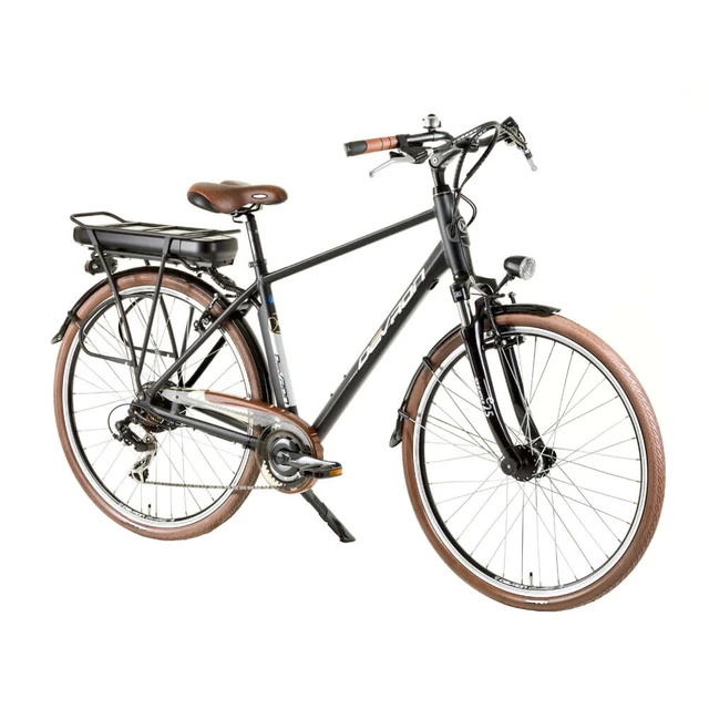 Trekking- Elektrofahrrad Devron 28123 - schwarz - schwarz