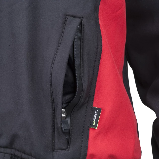 Men’s Softshell Moto Jacket W-TEC Langon - Black-Khaki
