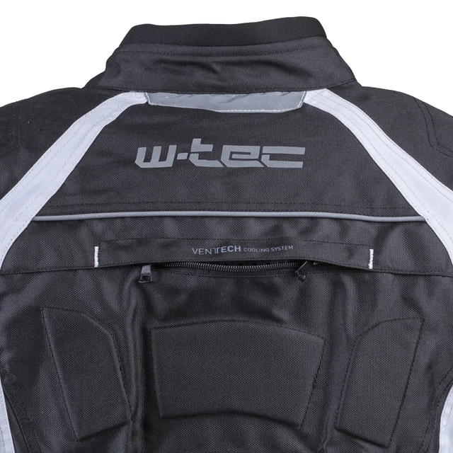 Męska kurtka motocyklowa wodoodporna W-TEC Domorado NF-2116 - Czarno-biały