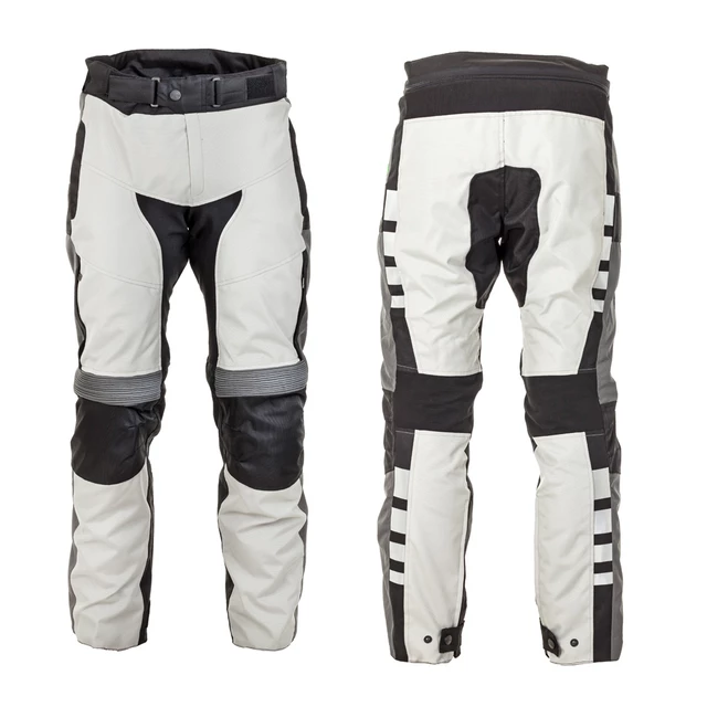 Moto Trousers W-TEC Avontur - Grey-Black - Grey-Black