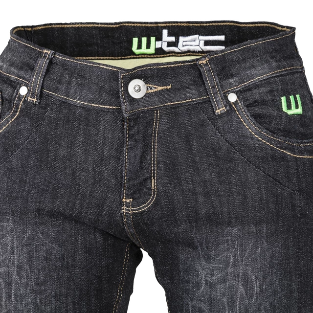 Women’s Moto Jeans W-TEC C-2011 Black - Black