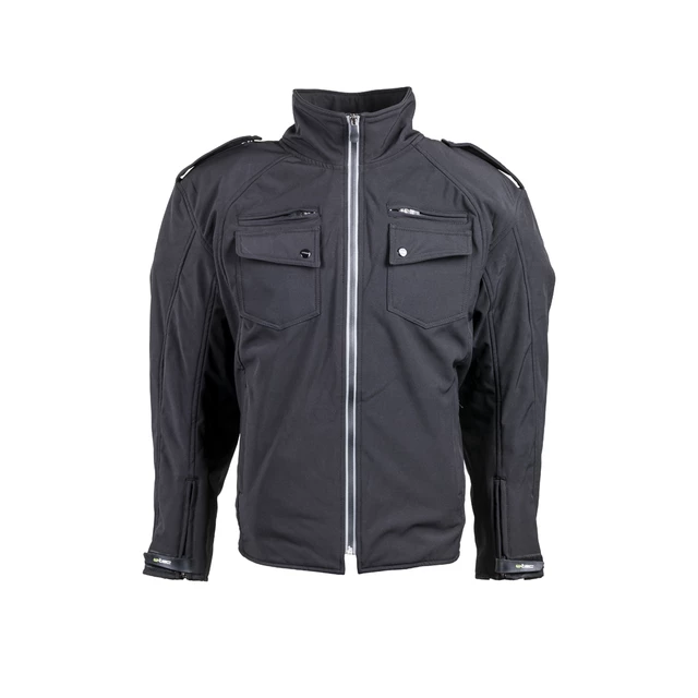 Męska kurtka motocyklowa soft-shell W-TEC NF-2754 - Czarny - Czarny