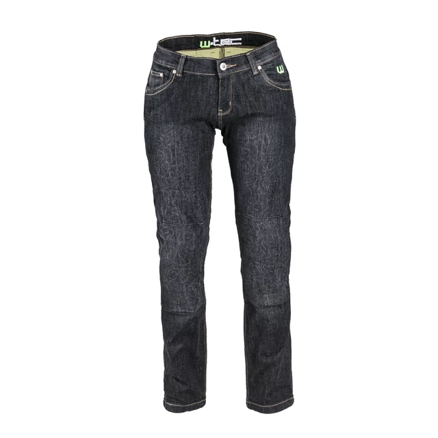 Dámské moto jeansy W-TEC C-2011 černé - 2.jakost