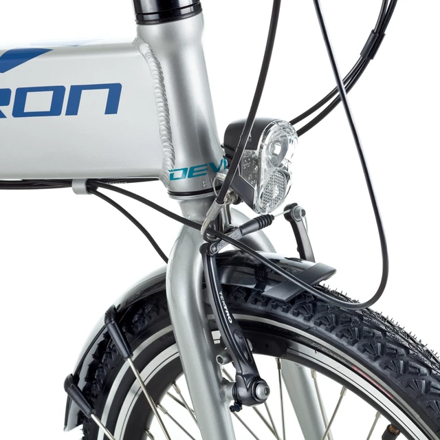 Skládací elektrokolo Devron 20124 20" - model 2017 - 2.jakost - šedá