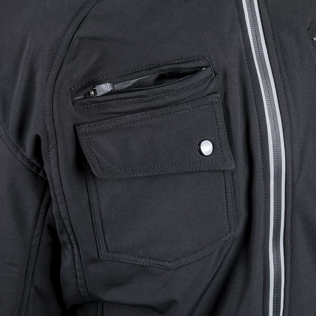 Męska kurtka motocyklowa soft-shell W-TEC NF-2754 - Czarny