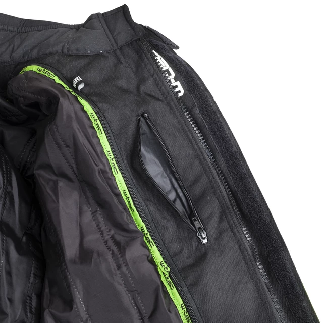 W-TEC Ventura Lady Damen Motorradjacke - schwarz-fluo gelb