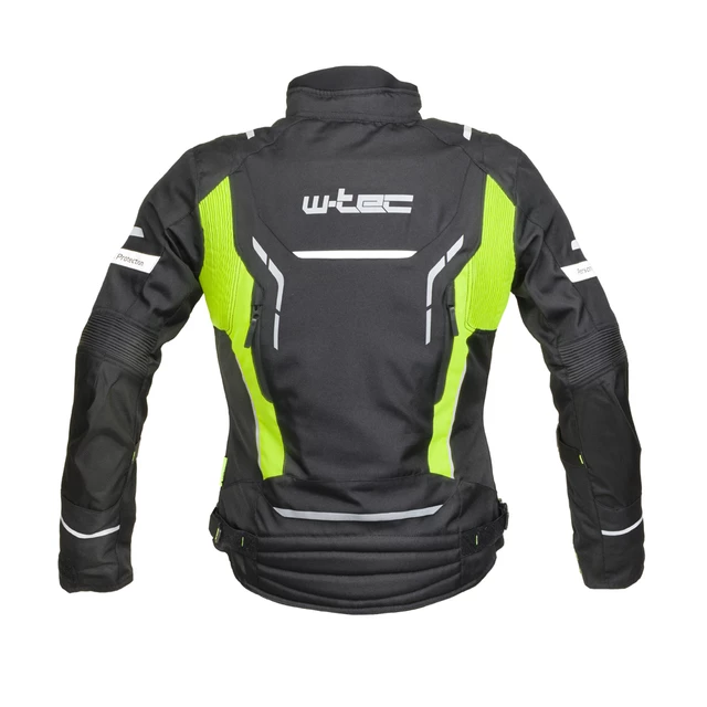 Women’s Motorcycle Jacket W-TEC Brandon Lady - Black-Fluo Yellow