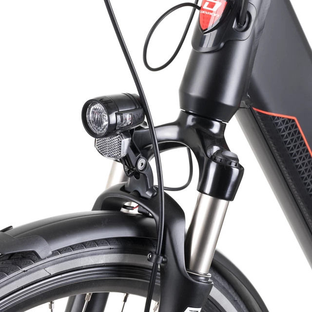 Devron 28426A 28" - Stadt Elektrofahrrad Modell 2019 - schwarz