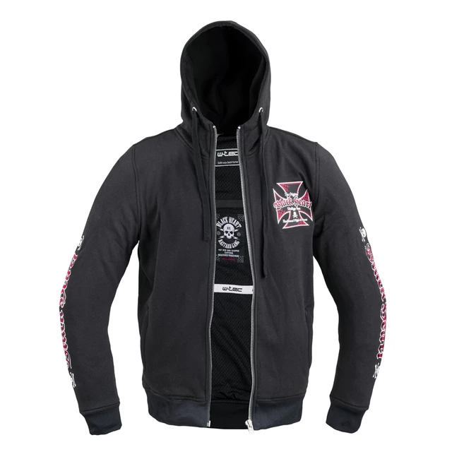 Pánska mikina W-TEC Black Heart Vintage Iron Hoodie