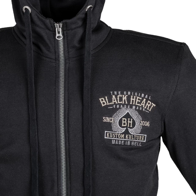 Bluza męska z kapturem W-TEC Black Heart Kustom Kulture Hoodie z aramidem