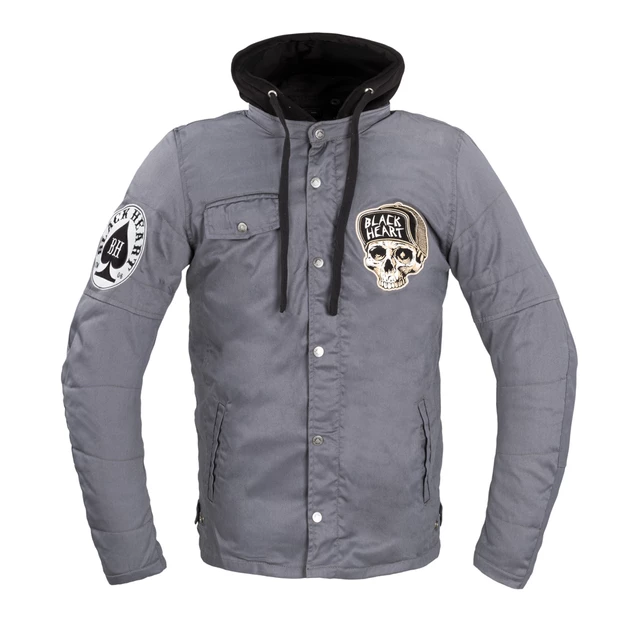 Férfi kabát W-TEC Black Heart Garage Built Jacket - sötét szürke, XXL - sötét szürke